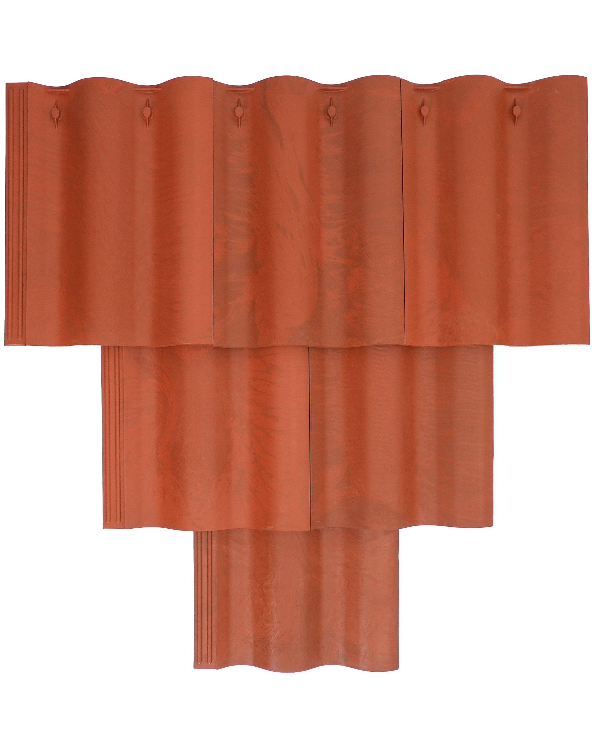 New Antigua spanish barrel tiles sample