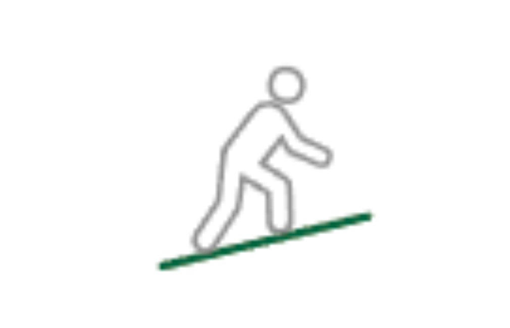 Slightly walkable roof