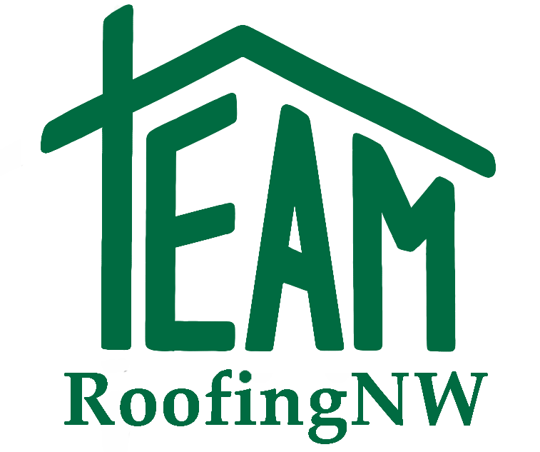 Team Roofing NW logo showcasing roofing expertise and quality service