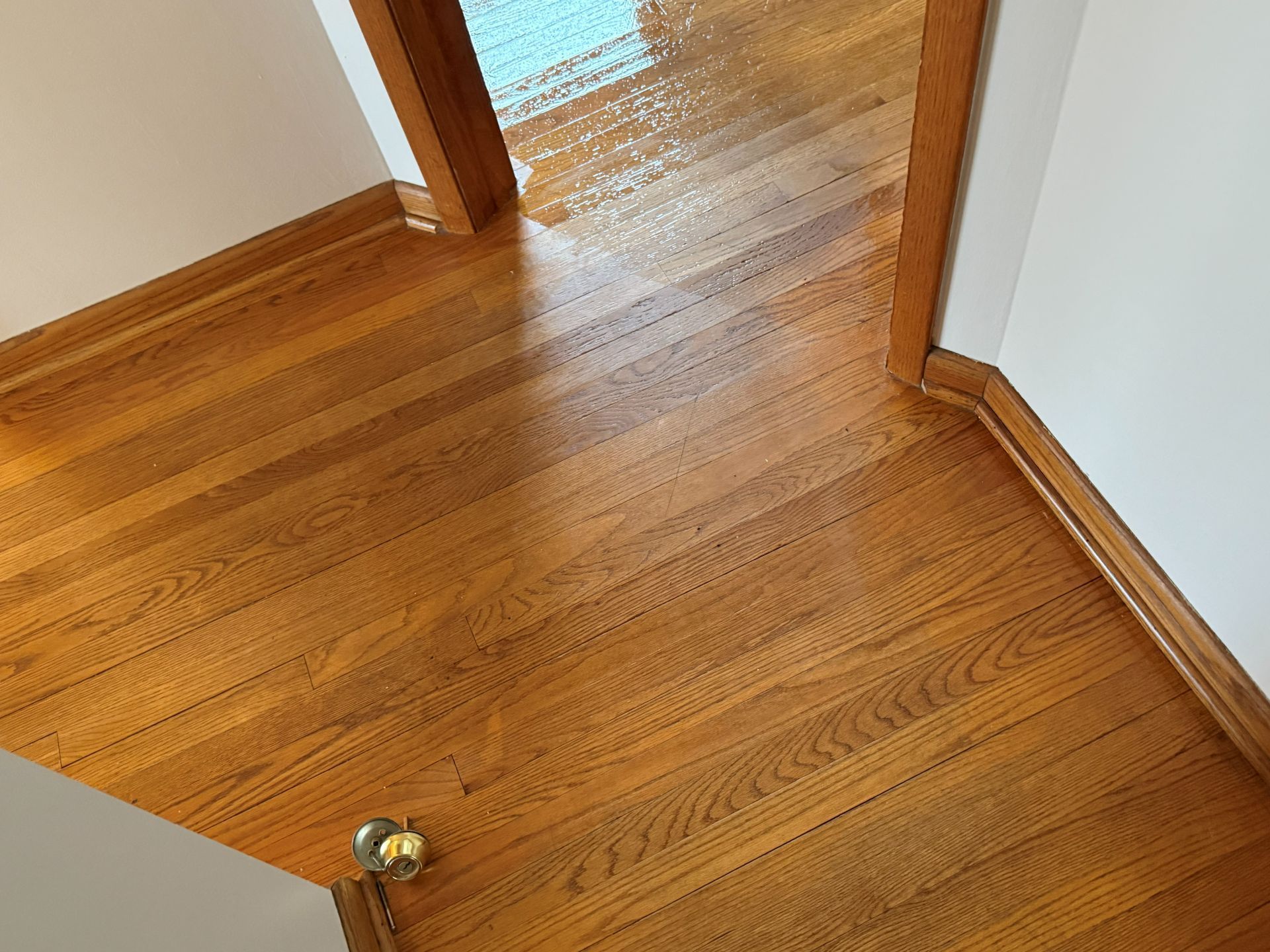 Woman in straw hat smiles, holding wine glass near a lake.