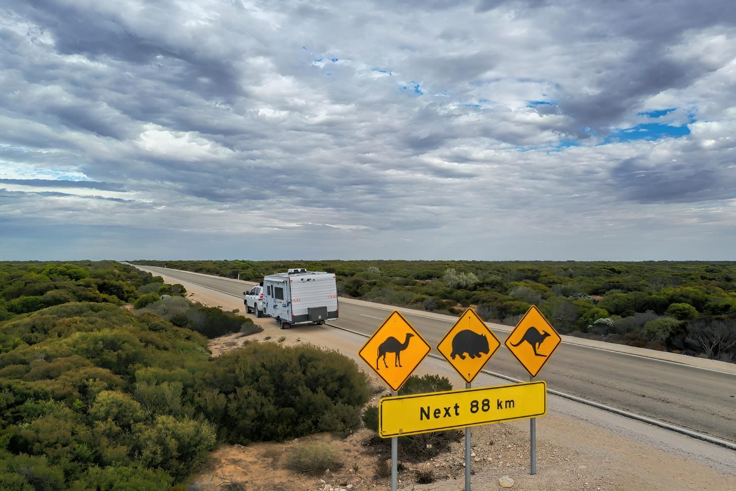 White Van is Driving Down a Road — BCV Storage Centre in Wauchope, NSW