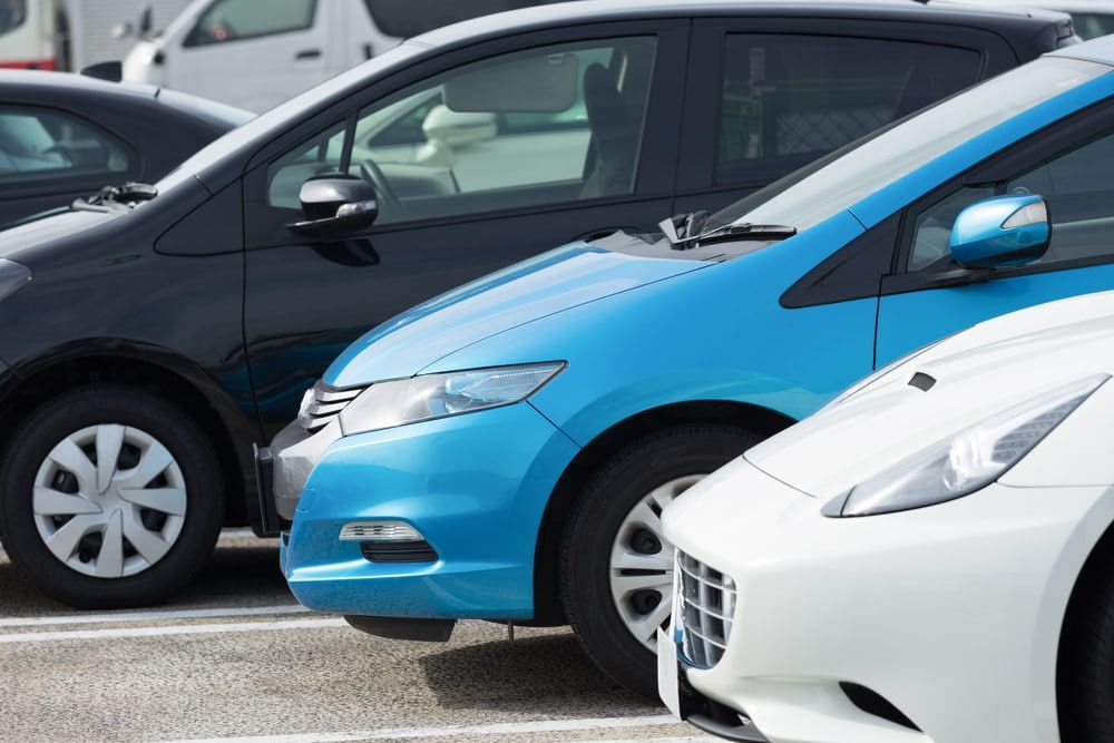 Cars Parked in a Row — BCV Storage Centre in Bonny Hills, NSW