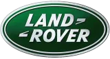 Land Rover oval logo in green, white, and silver