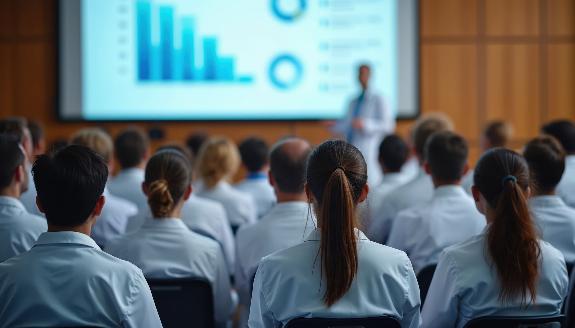 Doctors attending CME conference