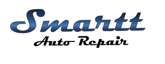 Smartt Auto Repair logo in blue and black text.