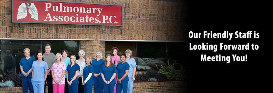 Pulmonary Associates Staff in front of building