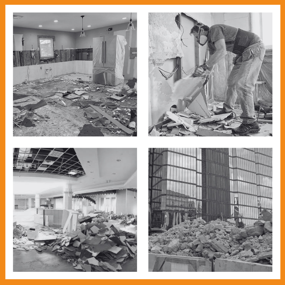 An image of site demolition 