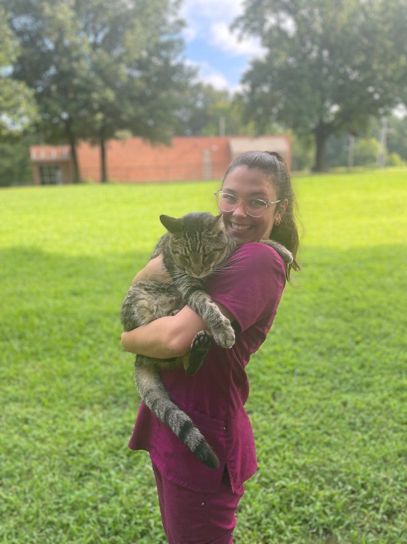 Ava Holding A Dog — Bartlett, TN — Wolfchase Animal Hospital