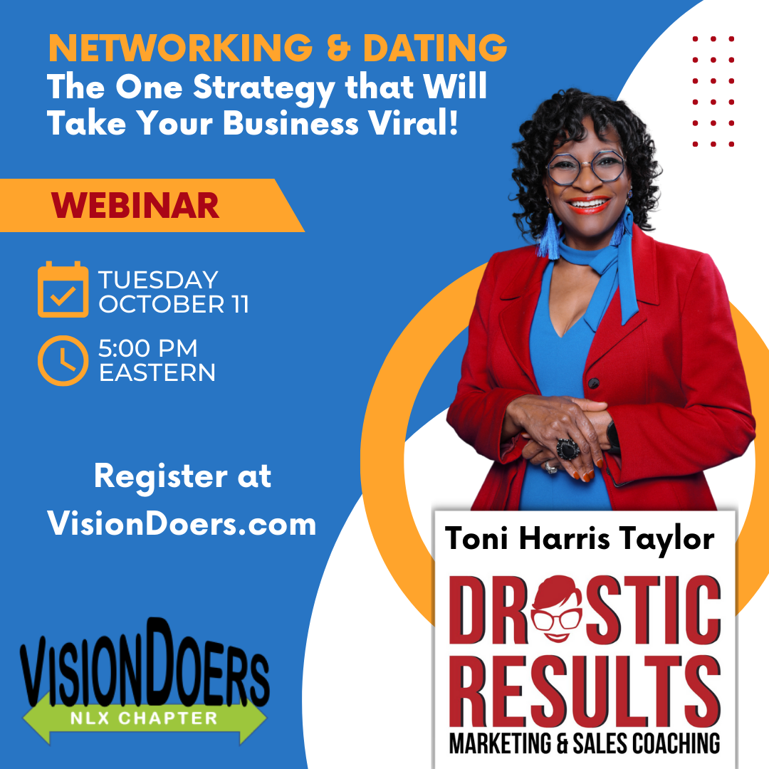 An advertisement for a webinar on networking and dating