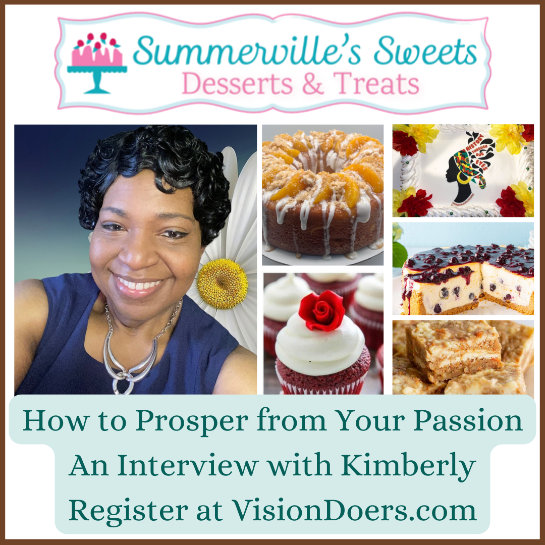 A poster for summerville 's sweets desserts and treats