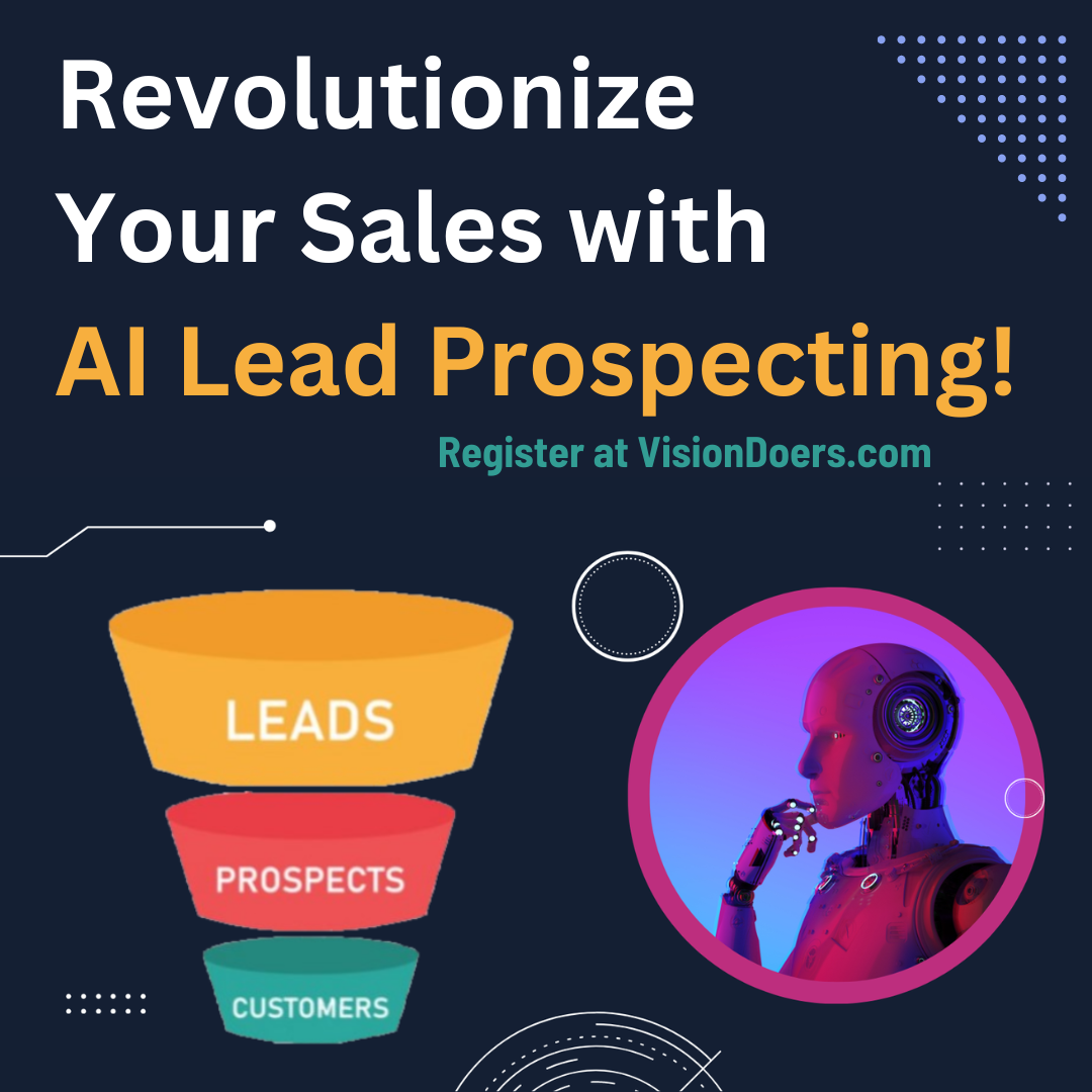 An ad for revolutionizing your sales with ai lead prospecting