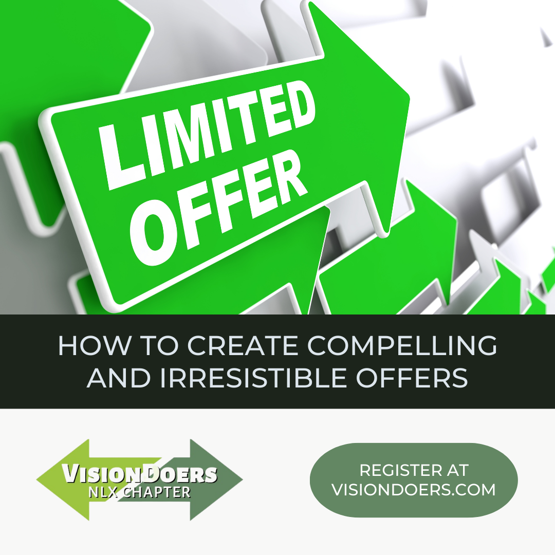 A green sign that says limited offer on it