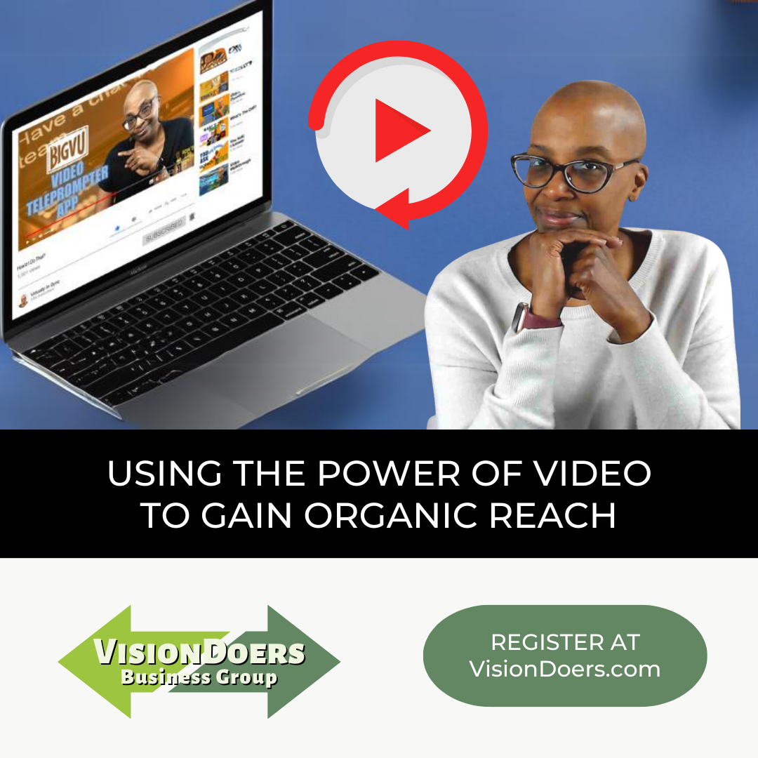 A man is using the power of video to gain organic reach