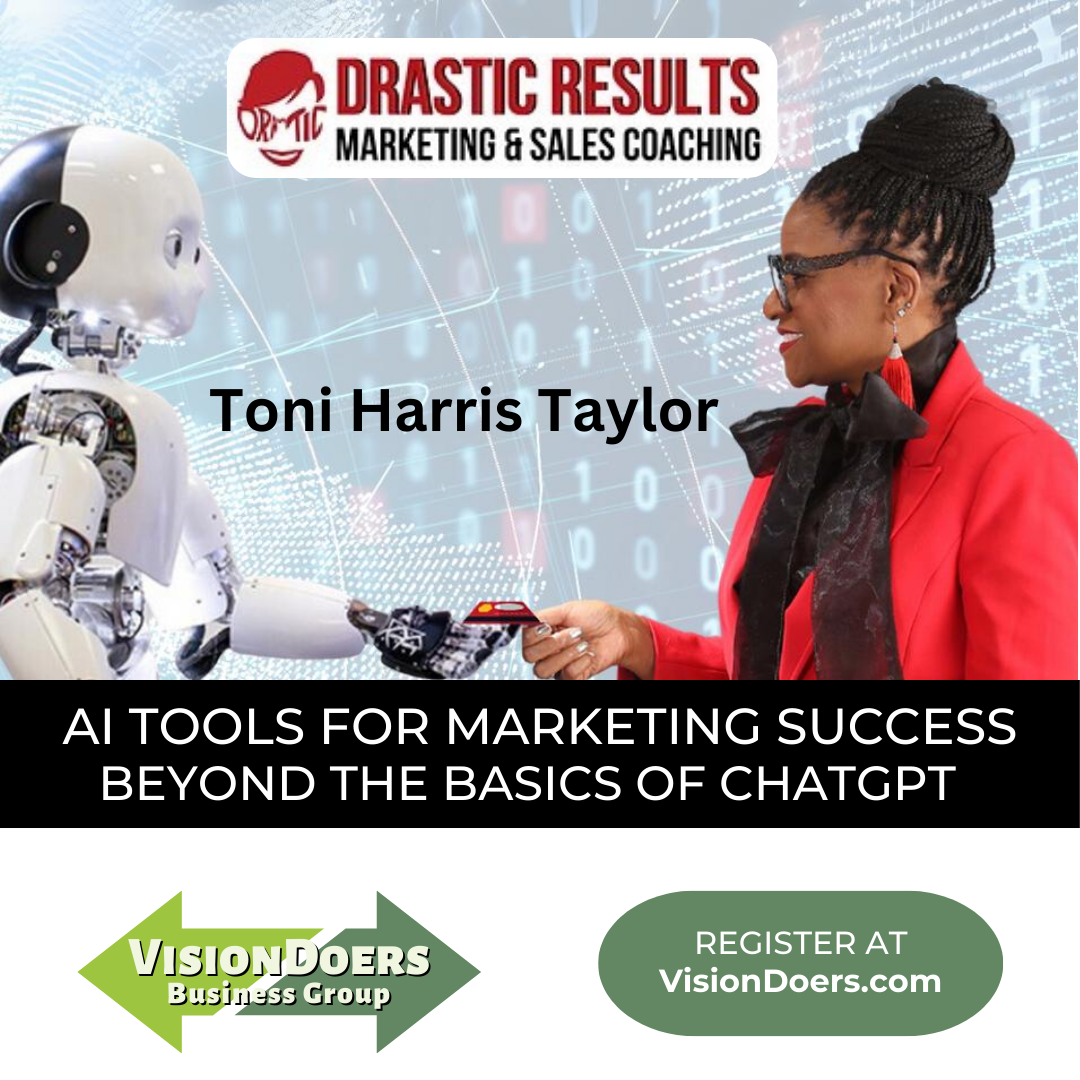 A woman in a red jacket is talking to a robot.