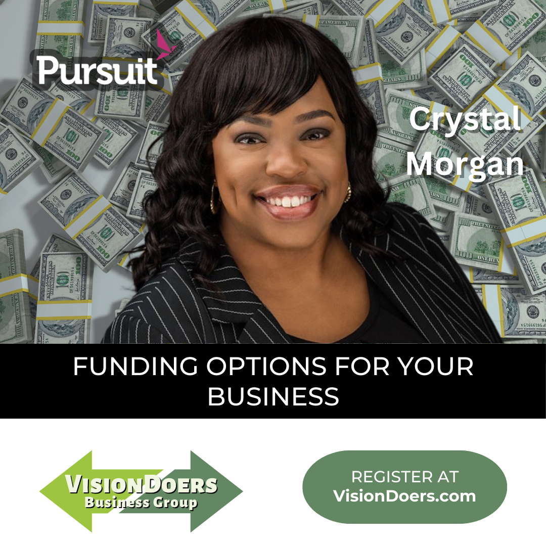 A woman is smiling in front of a pile of money