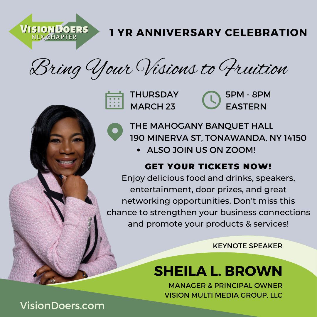 An advertisement for a 1 year anniversary celebration