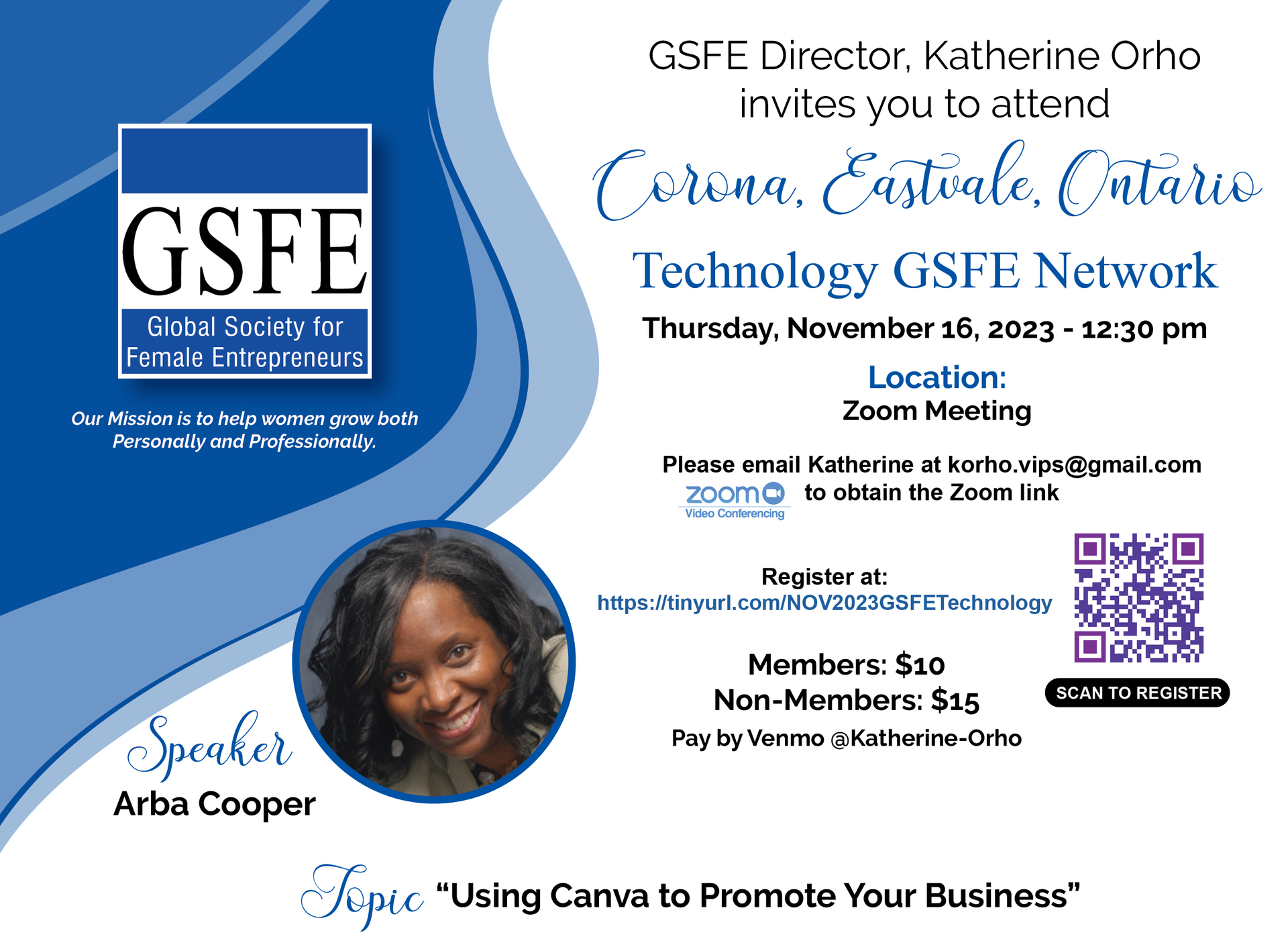 An advertisement for a technology gsfe network