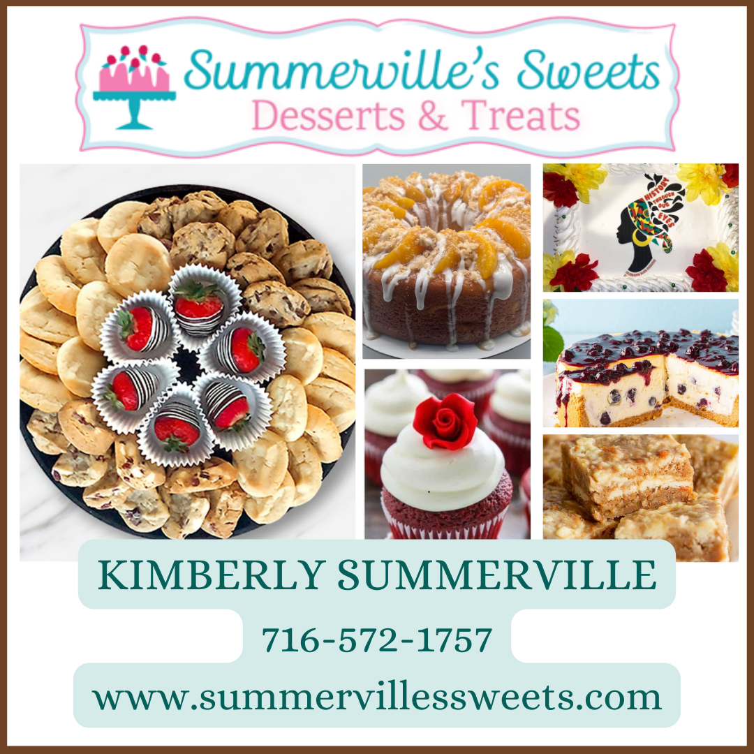 An advertisement for summerville 's sweets desserts and treats