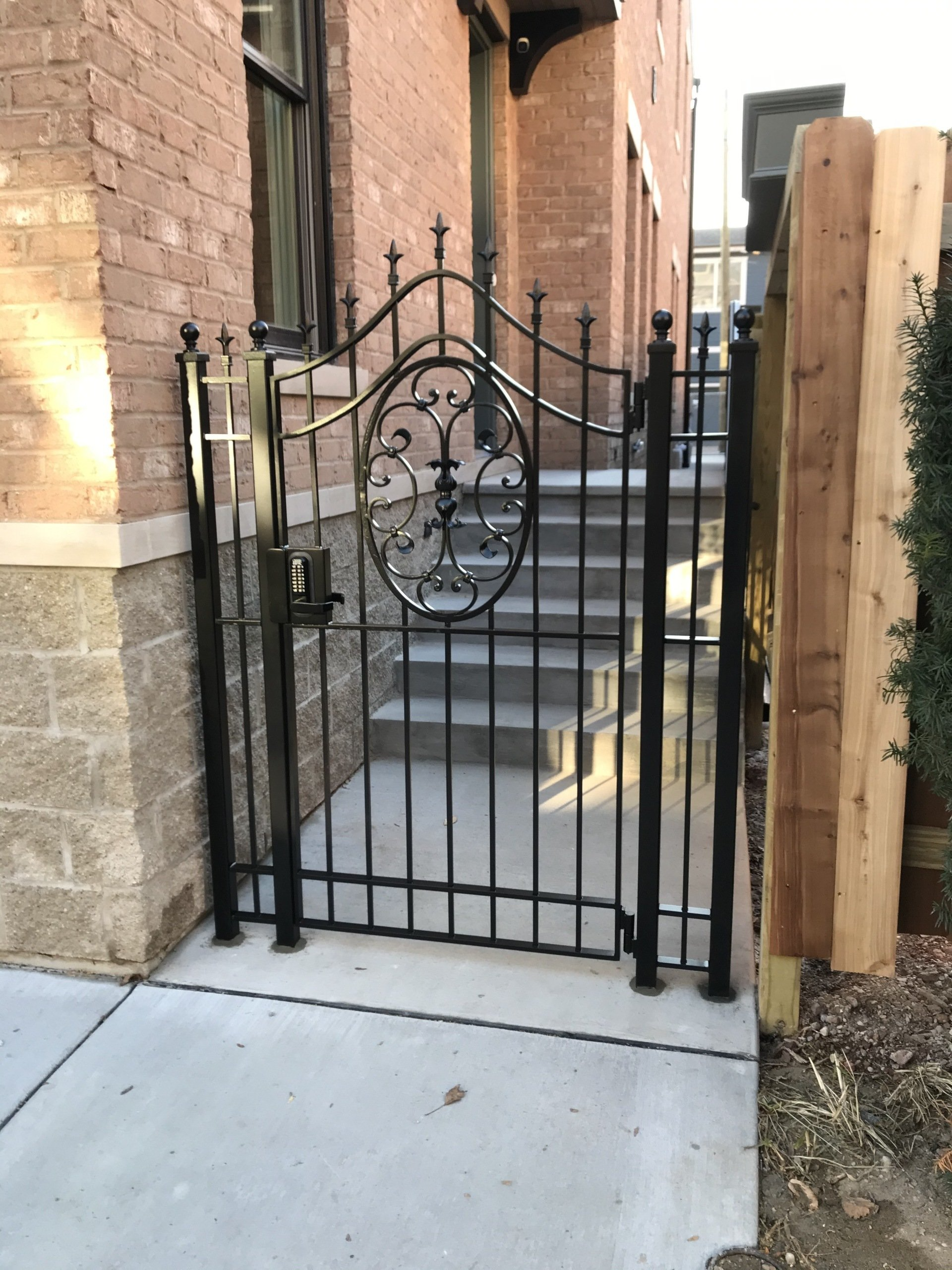 metal entry gate