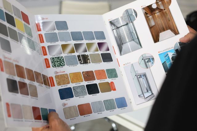 eleganti cabine per ascensori