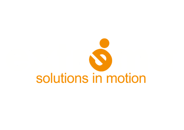 Logo arancione: forma stilizzata di una persona sopra il testo 