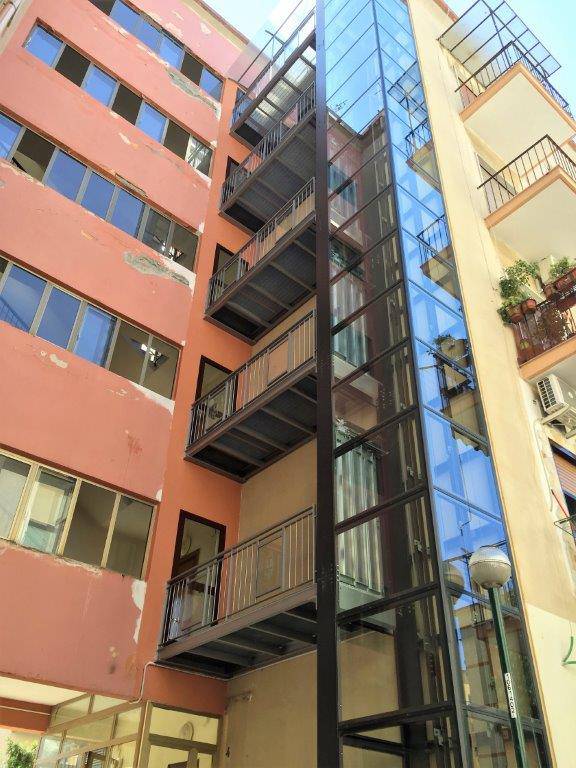 impianto elevatore da esterno