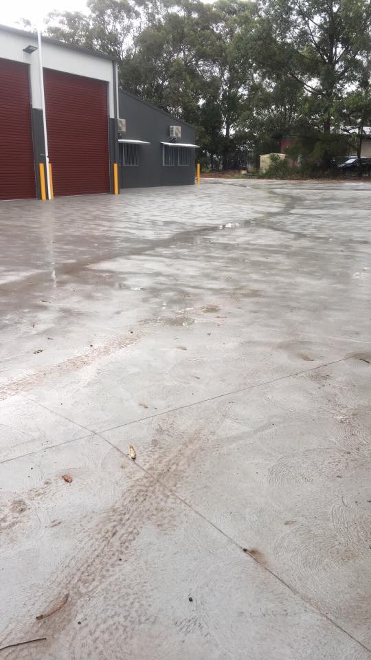 Finished Concrete Work On Car Park — Concreting Works in Port Stephens, NSW