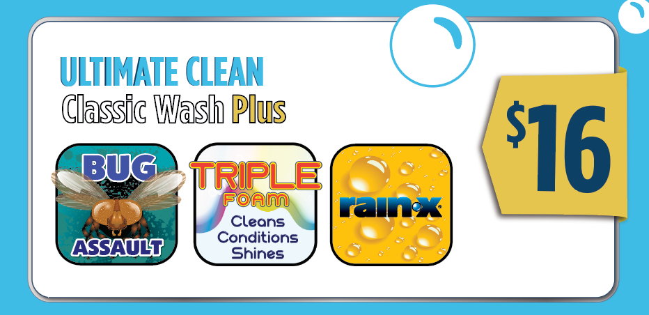 ULTIMATE CLEAN CAR WASH - four seasons car wash menu