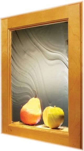 Baroque pattern glass