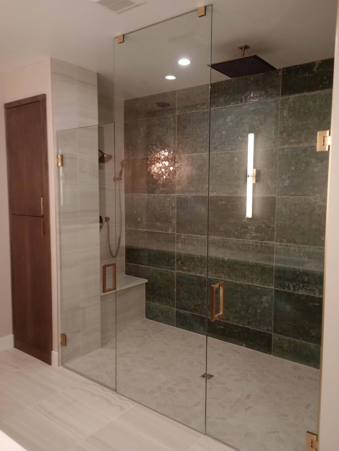 Custom shower enclosure