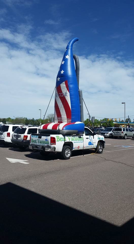 Car with Inflatable Vacuum Cleaner Balloon - Vacuums in Centennial, CO