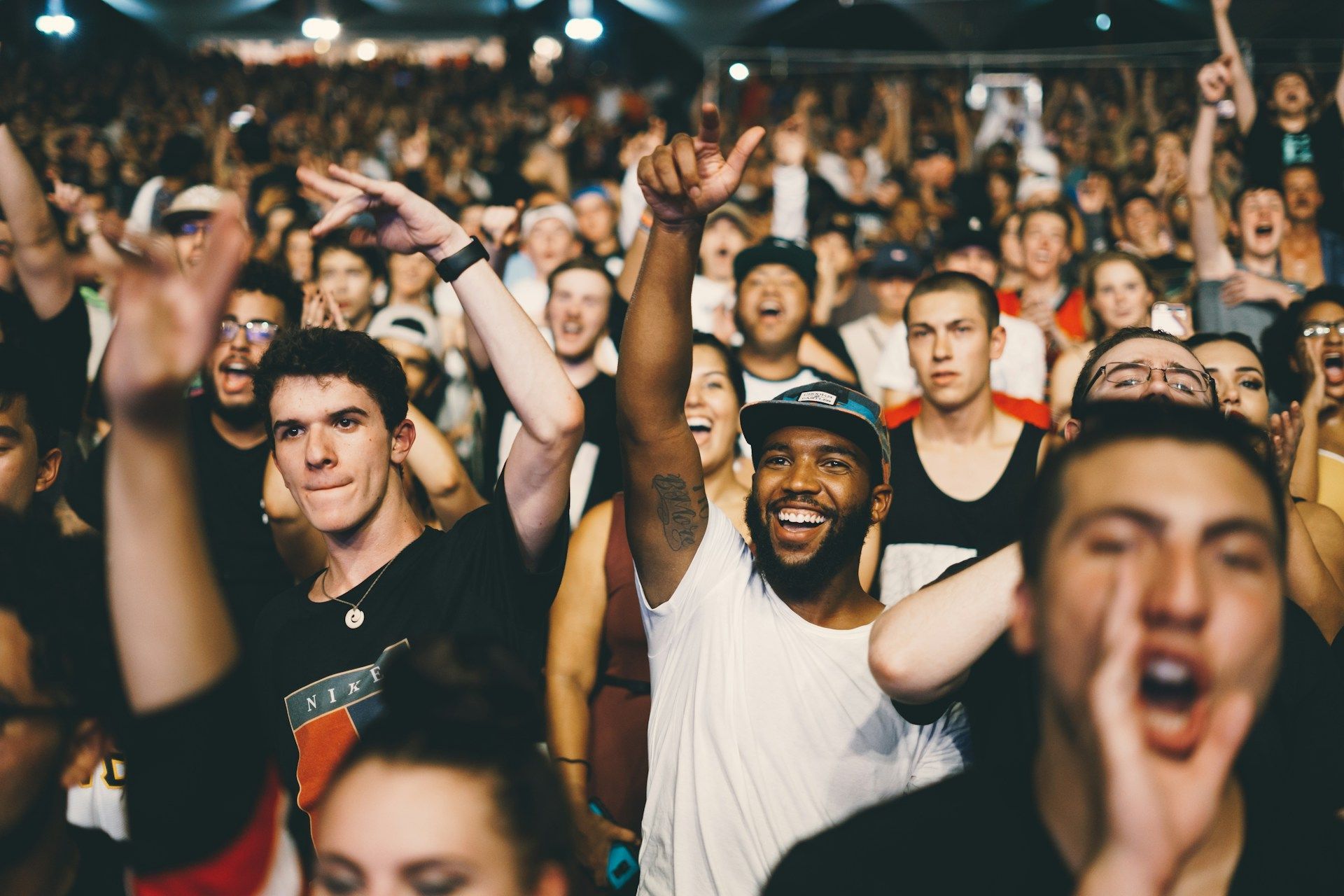 audience at sporting event