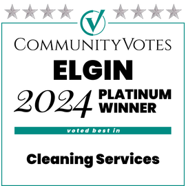 Community votes elgin platinum winner 2024 voted best in cleaning services