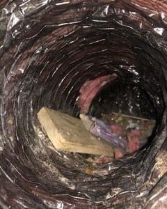 Duct With Plywood - Bluffton, SC - Ugly Duct Cleaning