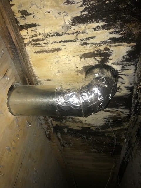 Taped Duct - Bluffton, SC - Ugly Duct Cleaning