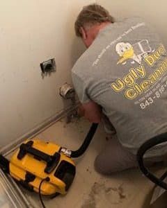 Man Cleaning - Bluffton, SC - Ugly Duct Cleaning