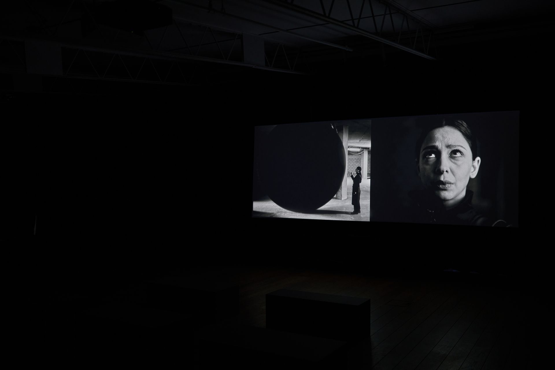 Still from a work by Larissa Sansour