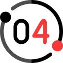 Circular graphic with 