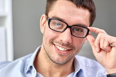 Man with eyeglasses