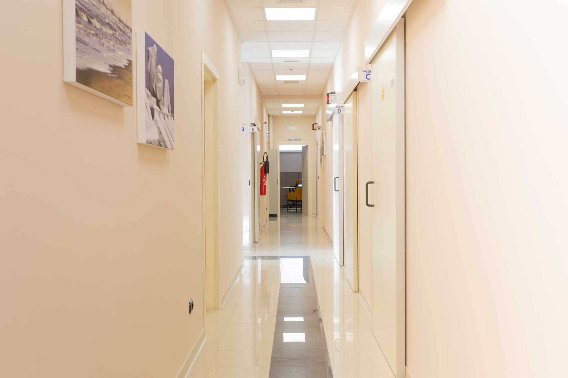 Corridoio centro diagnostico