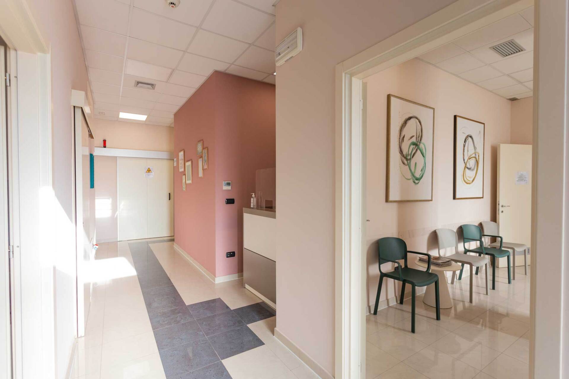 Interno centro diagnostico