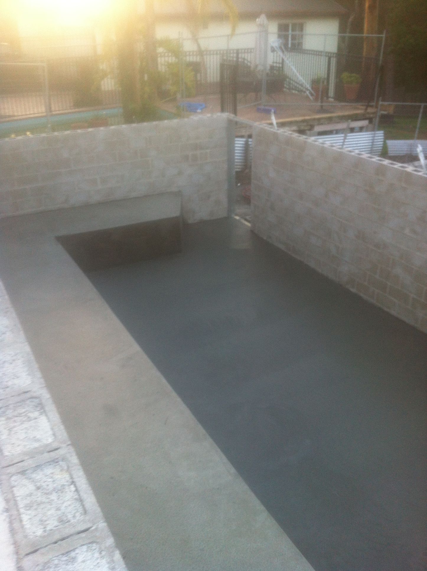 Exposed Aggregate on Basement — Dromana, VIC — I.S.M Concreting & Constructions