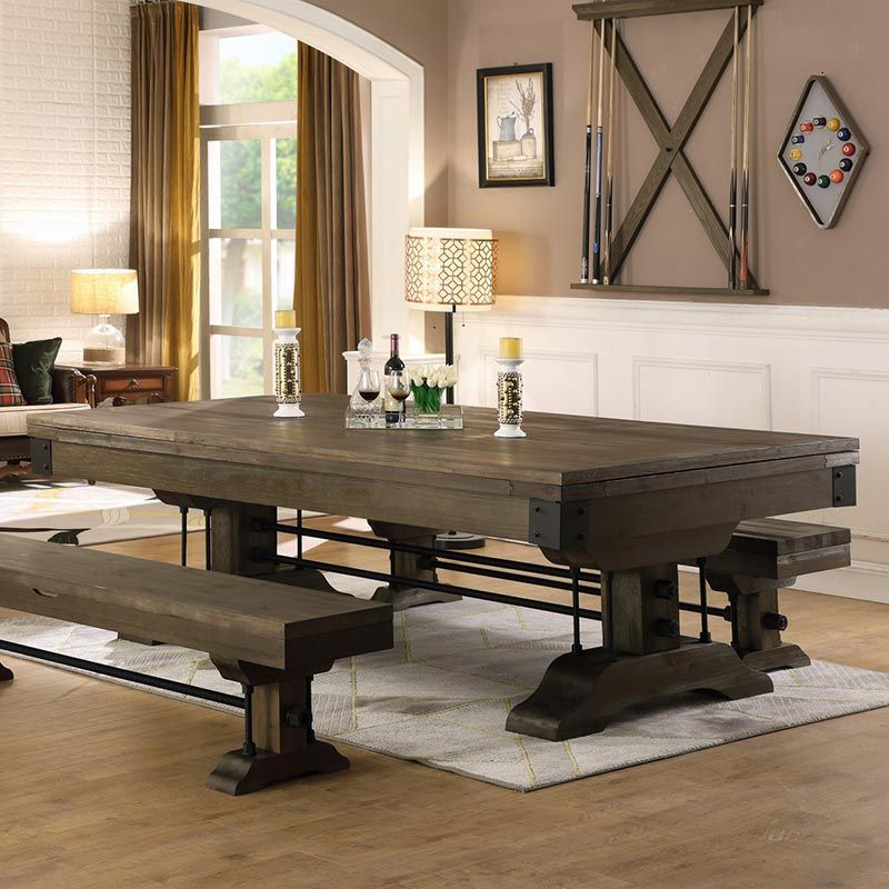 biliardo a scomparsa grigio