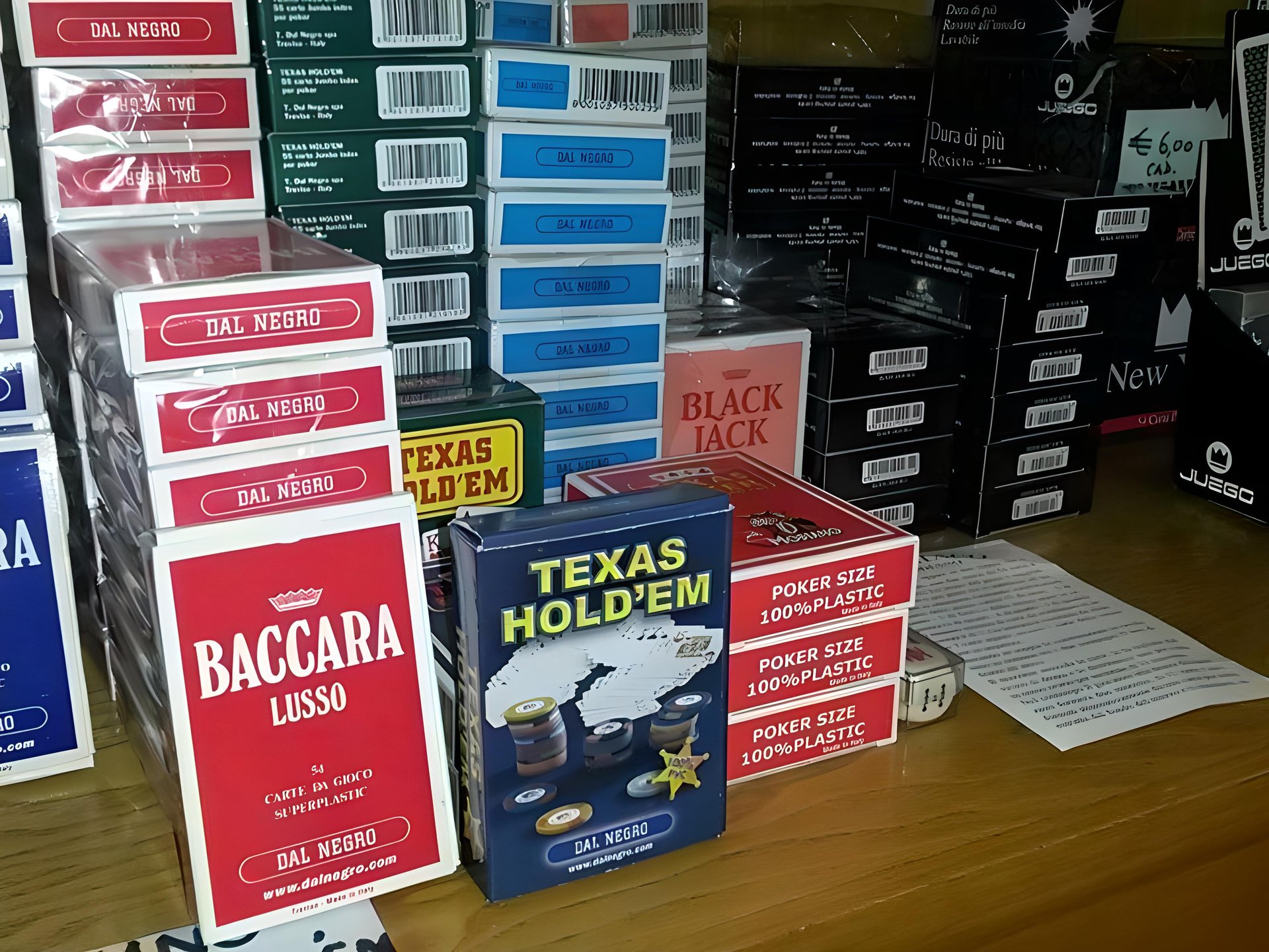 noleggio carte da gioco