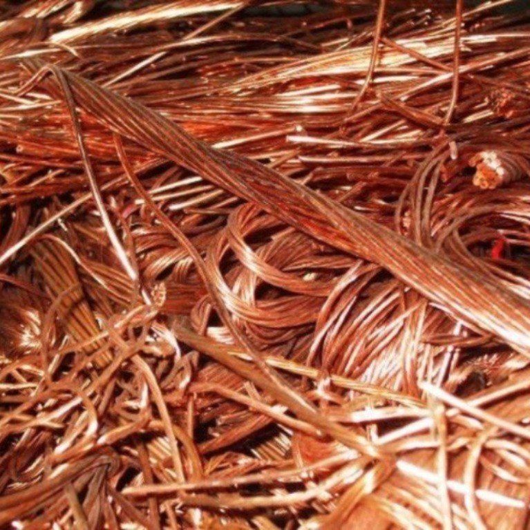 shiny copper wire