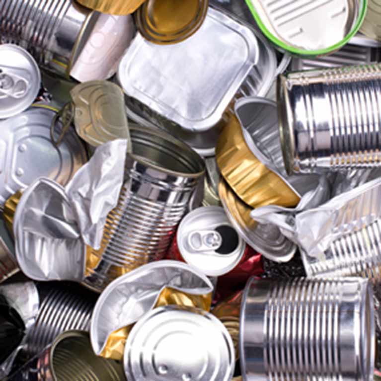 aluminium cans