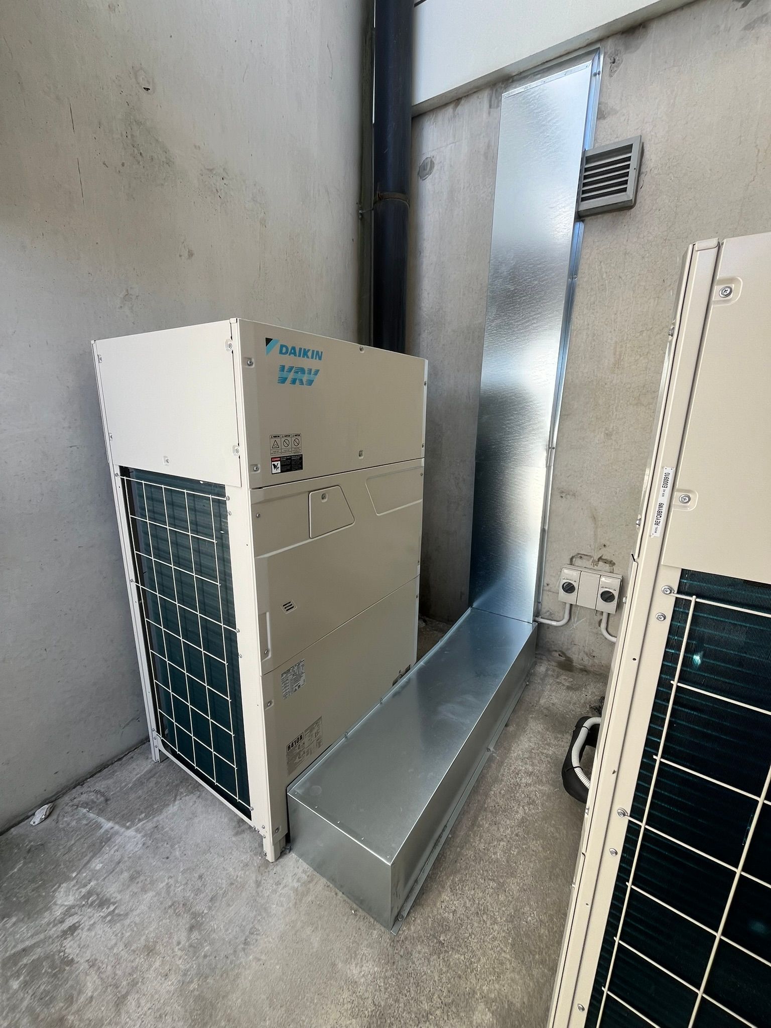 Daikin VRV outdoor units.