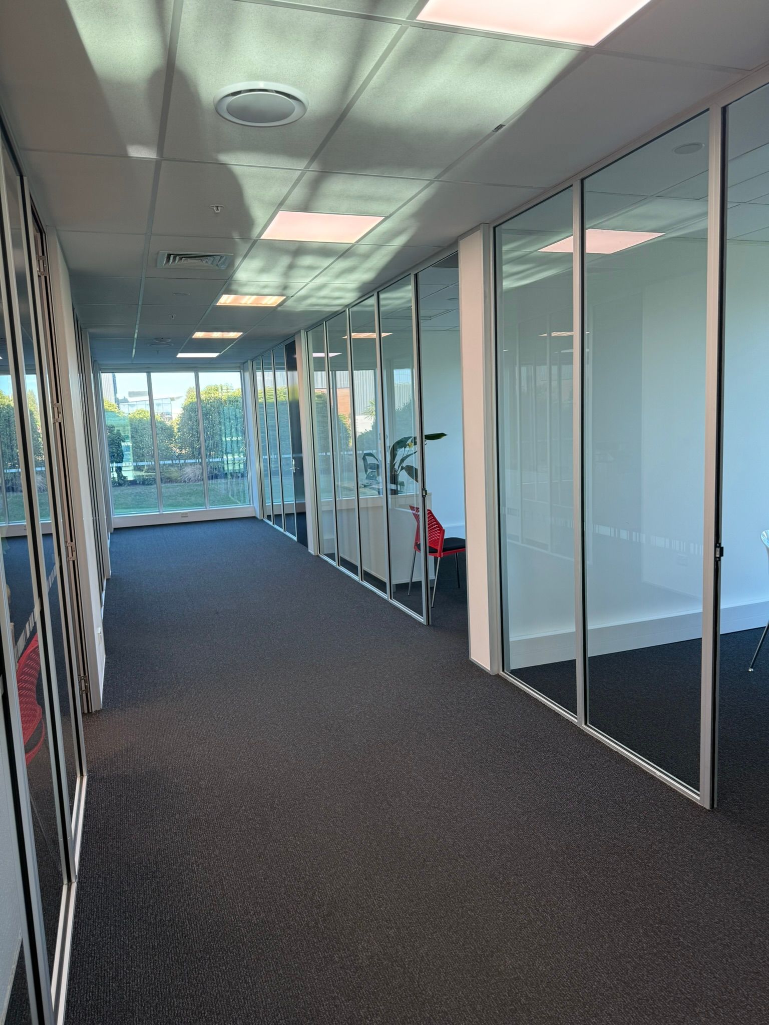 Air conditioning grilles in Haydn's offices in Christchurch.