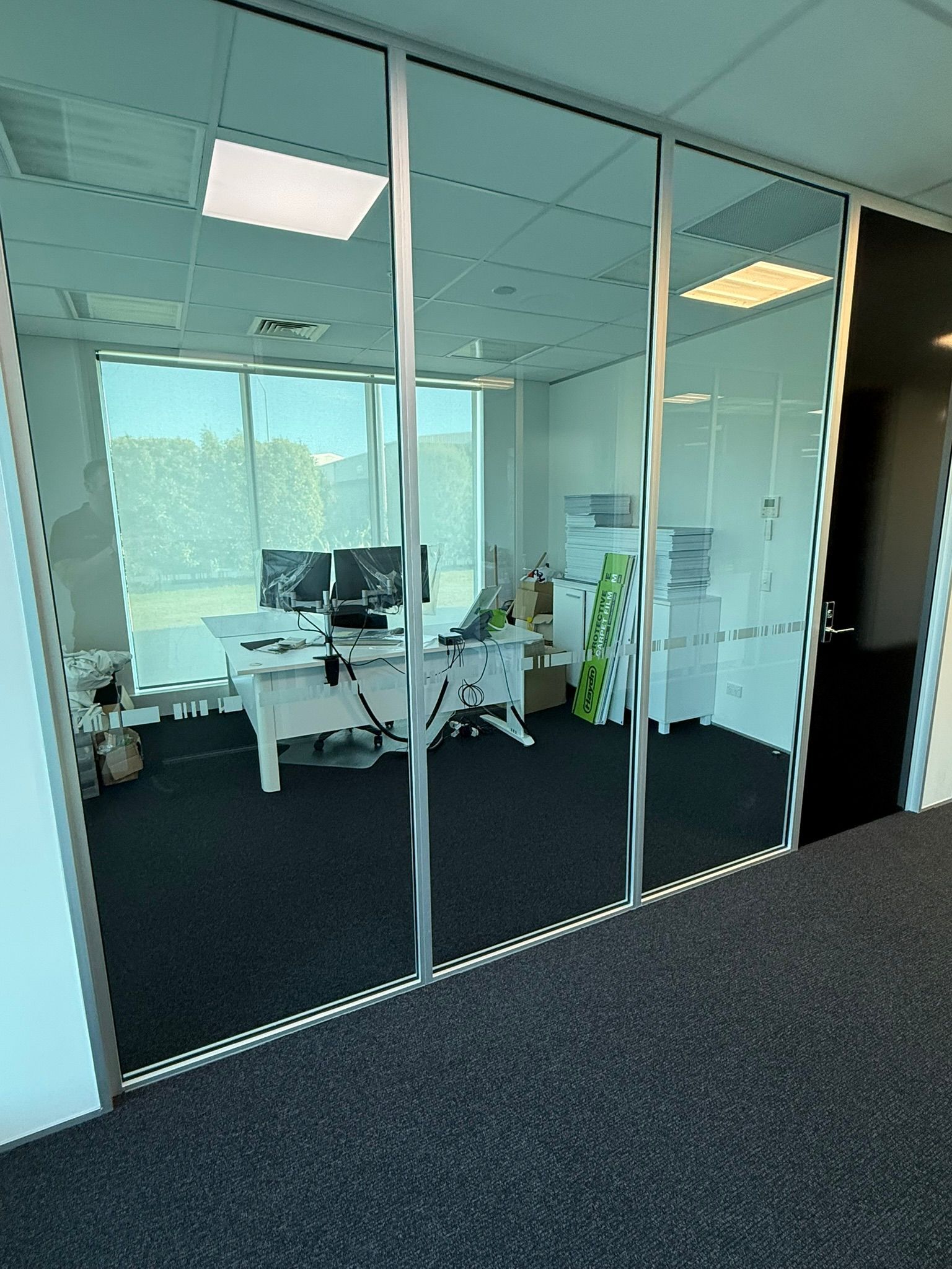 Air conditioning grilles in Haydn's offices in Christchurch.