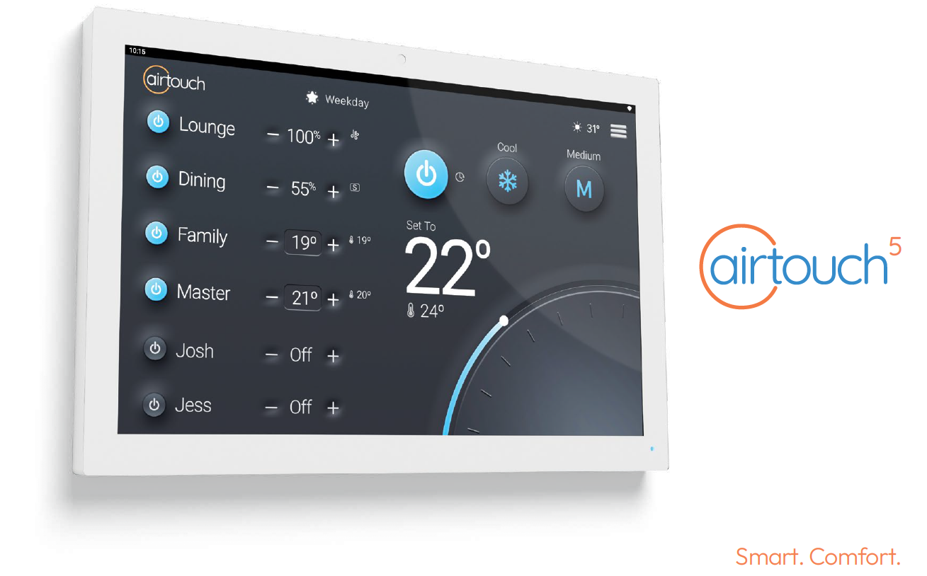 AirTouch 5 Tablet Control Digital Display